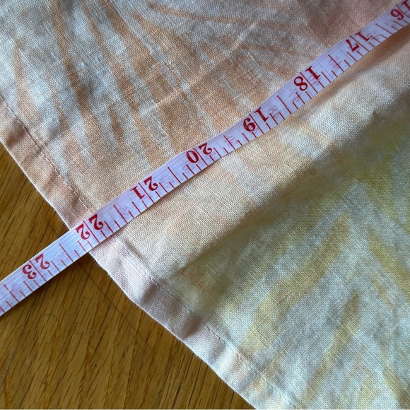 NEW Bella Dahl Girl Sunset Palm Print Ruffle Tank Swing Orange Yellow Size 14 - Picture 5 of 8